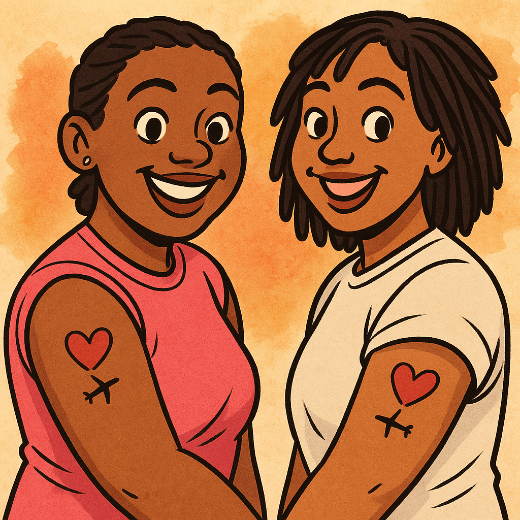 Summer Is Here to Add a Little Sister Ink: On your heart or on the&nbsp;skin.